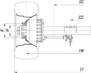 MUSTAFA CEYLAN - 9 Ton 10 Studs Single Tyre Jumbo Axles