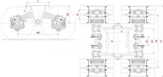 MUSTAFA CEYLAN - 2 X 16 Ton 6 Studs 24'' Rims Bogie Axles