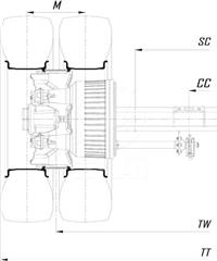 MUSTAFA CEYLAN - 12 Ton 6 Studs 24'' Rims Axles