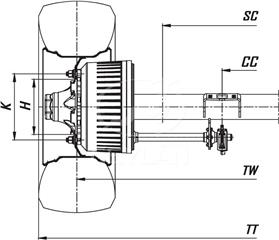 MUSTAFA CEYLAN - 12 Ton 10 Studs Single Tyre Axles (Round Beam)