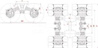 MUSTAFA CEYLAN - 2 X 16 Ton 6 Studs 20'' Rims L Type Axles