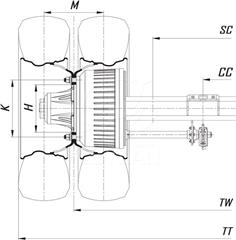 MUSTAFA CEYLAN - 16 Ton 10 Studs Double Tyre Lowbed Axles