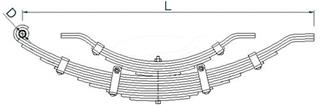 MUSTAFA CEYLAN - Leaf Springs - Single Eye & Flat End With Auxiliary Spring