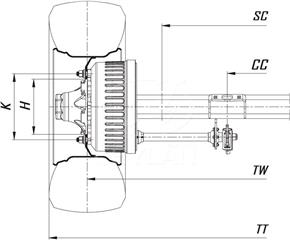 MUSTAFA CEYLAN - 9 Ton 10 Studs Single Tyre Axles